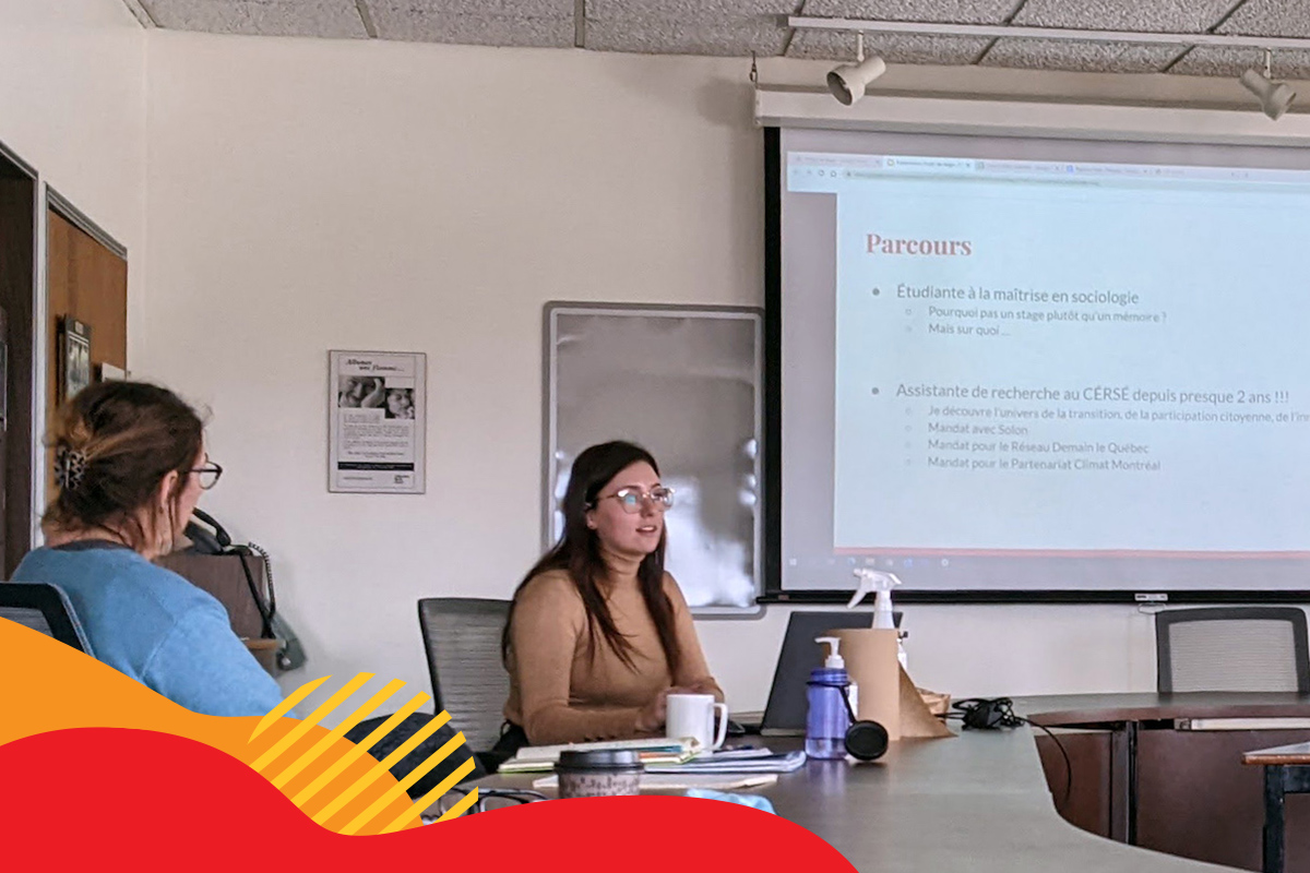 Séminaire sur les initiatives de transitions au CÉRSÉ